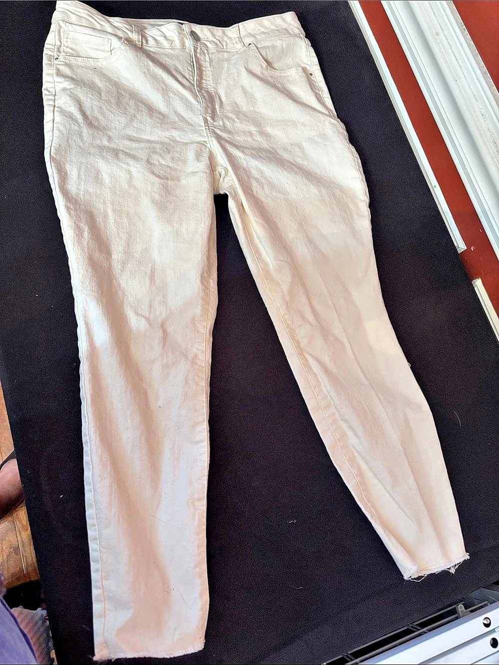 d.jeans Straight Leg Jeans in Pink Waist 14